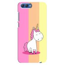 Чехол Unicorn на Huawei Honor 10, COL-Al00 (Радужный Единорог)