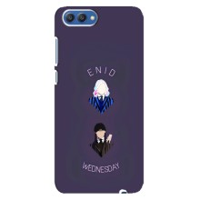 Чехлы Венсдей на Huawei Honor 10, COL-Al00 Уэнсдей (AlphaPrint) (Уэнздей и подруга)