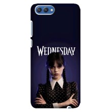 Чехлы Венсдей на Huawei Honor 10, COL-Al00 Уэнсдей (AlphaPrint) (Wednesday)