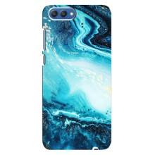 Мраморний чехол на Huawei Honor 10, COL-Al00 (VPrint) (Блакитний мрамор)