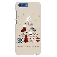 Різдвяні Чохли для Huawei Honor 10, COL-Al00 (VPrint) (Merry Christmas)