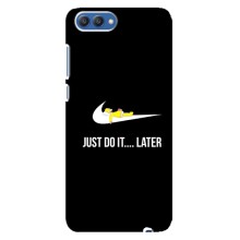 Силиконовый Чехол на Huawei Honor 10, COL-Al00 с картинкой Nike (Later)