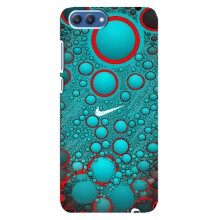 Силиконовый Чехол на Huawei Honor 10, COL-Al00 с картинкой Nike (Найк зеленый)