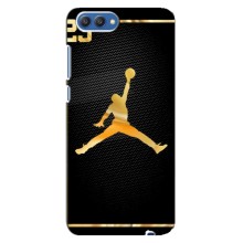 Силиконовый Чехол Nike Air Jordan на Хуавей Хонор 10 (Джордан 23)