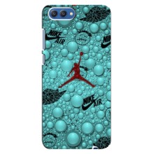 Силиконовый Чехол Nike Air Jordan на Хуавей Хонор 10 (Джордан Найк)