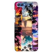 Силіконовий чохол з КАРТИНКАМИ літо для Huawei Honor 10, COL-Al00 (AlphaPrint) (Літня відпустка)
