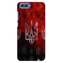 Украинские Чехлы для Huawei Honor 10, COL-Al00 с картинкой УПА (AlphaPrint) – ГЕРБ УПА