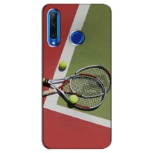 Чехлы с принтом Спортивная тематика для Huawei Honor 10i – Ракетки теннис