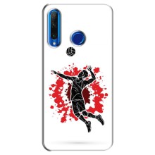 Чехлы с принтом Спортивная тематика для Huawei Honor 10i – Волейболист