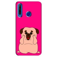 Чехол (ТПУ) Милые собачки для Huawei Honor 10i – Веселый Мопсик