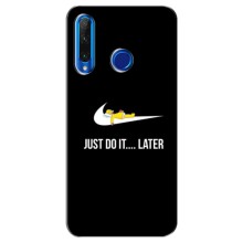 Силиконовый Чехол на Huawei Honor 10i с картинкой Nike – Later