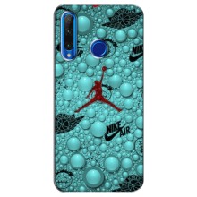 Силиконовый Чехол Nike Air Jordan на Хуавей Хонор 10i – Джордан Найк