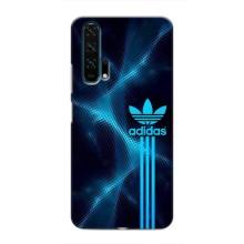 Чехлы Адидас для Huawei Honor 20 Pro (AlphaPrint) (Синий Адидас)