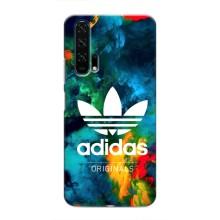 Чехлы Адидас для Huawei Honor 20 Pro (AlphaPrint) (Яркий Адидас)