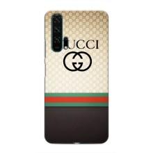 Чехлы ГУЧЧИ для Хуавей Хонор 20 Про (AlphaPrint) (GUCCI стиль)