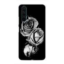 Чохол з картинкою (Стильні) Хуавей Хонор 20 Про - (AlphaPrint) (Чорна троянда)