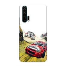 Чехлы с Машинами на Хуавей Хонор 20 Про (VPrint) (Гоночные Тачки)