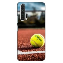 Чехлы с принтом Спортивная тематика для Huawei Honor 20 Pro (Теннисный корт)