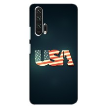 Чехол Флаг USA для Huawei Honor 20 Pro (USA)