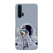 Чехол NASA для Huawei Honor 20 Pro (AlphaPrint) (Космонавт фото)