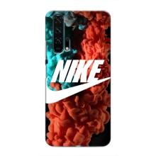 Чехол для Huawei Honor 20 Pro - с принтом Найк (AlphaPrint) (Дымчатый найк)