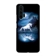 Чехол для Хуавей Хонор 20 Про - (Единорожки - Новинки) (AlphaPrint) (Единорог)