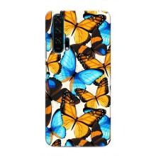 Чохол з принтом для Хуавей Хонор 20 Про - (Прикольні) (AlphaPrint) (Яскраві метелики)