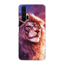 Чехол со Львом для Huawei Honor 20 Pro (VPrint) (Красочный Лев)