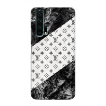 Чехол Стиль Louis Vuitton на Huawei Honor 20 Pro (LV на белом)