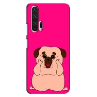 Чехол (ТПУ) Милые собачки для Huawei Honor 20 Pro – Веселый Мопсик