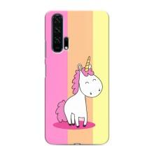Чехол Unicorn на Huawei Honor 20 Pro (Радужный Единорог)
