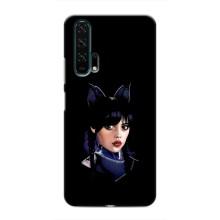 Чехлы Венсдей на Huawei Honor 20 Pro Уэнсдей (AlphaPrint) (серьезная Уэнздей)