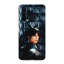 Чехлы Венсдей на Huawei Honor 20 Pro Уэнсдей (AlphaPrint) (Уэнздей кошка)
