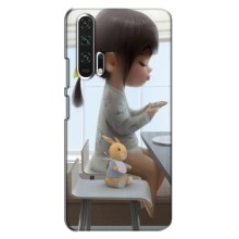 Девчачий Чехол для Huawei Honor 20 Pro (Девочка с игрушкой)