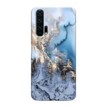 Мраморный чехол на Huawei Honor 20 Pro (VPrint) (Нежный мрамор)