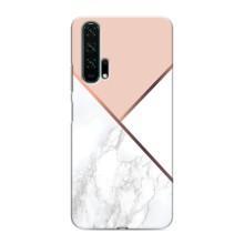 Мраморный чехол на Huawei Honor 20 Pro (VPrint) (Тройной мрамор)