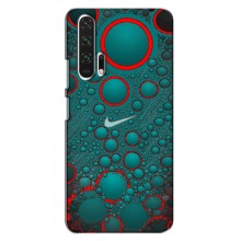 Силиконовый Чехол на Huawei Honor 20 Pro с картинкой Nike (Найк зеленый)