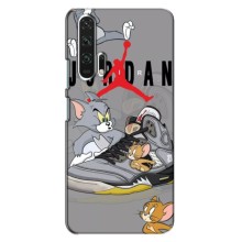 Силиконовый Чехол Nike Air Jordan на Хуавей Хонор 20 Про (Air Jordan)