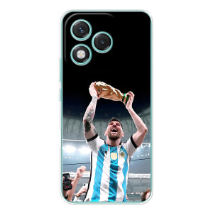 Чехлы Лео Месси Аргентина для Huawei Honor 400 Lite – Счастливый Месси