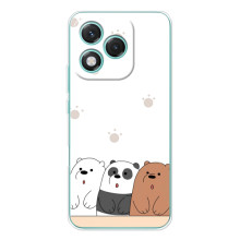 Чохли з зображенням різних тварин на Huawei Honor 400 Lite (Здивовані ведмедики)