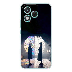 Чехлы с принтом Уэнсдей на Huawei Honor 400 Lite – Уэнсдей и Энди