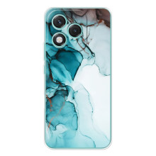 Чохол для Модель телефону українськими буквами та цифрами буде виглядати так: Хуавей Хонор 400 Лайт. - з принтом (Дизайнерські) (AlphaPrint) (Бірюзовий мрамор)