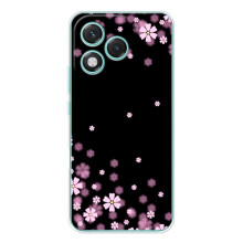 Чохол для Модель телефону українськими буквами та цифрами буде виглядати так: Хуавей Хонор 400 Лайт. - з принтом (Дизайнерські) (AlphaPrint) (Квіти маленькі)