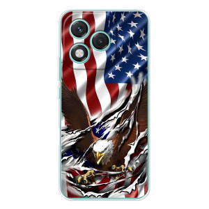 Чехол Флаг USA для Huawei Honor 400 Lite – Флаг USA