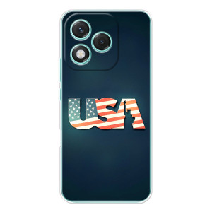 Чехол Флаг USA для Huawei Honor 400 Lite – USA