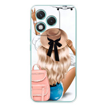 Чехол с печатью для Huawei Honor 400 Lite - (Мода) (AlphaPrint) (Путешествие)