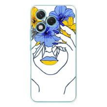 Чохол на Huawei Honor 400 Lite (Український дизайн) (Українка на всю голову)