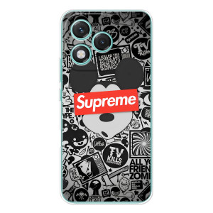 Чехол с Брендами одежды на Хуавей Хонор 400 Лайт – Supreme Маус