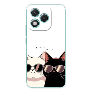 Чехол с рисунком кот на Huawei Honor 400 Lite