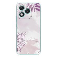 Чохол з квітковим принтом на Модель телефону українськими буквами та цифрами буде виглядати так: Хуавей Хонор 400 Лайт. (Фіолетове листя)